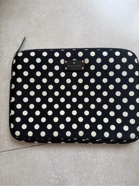 kate spade Black and White Polka Dot Tablet Sleeve